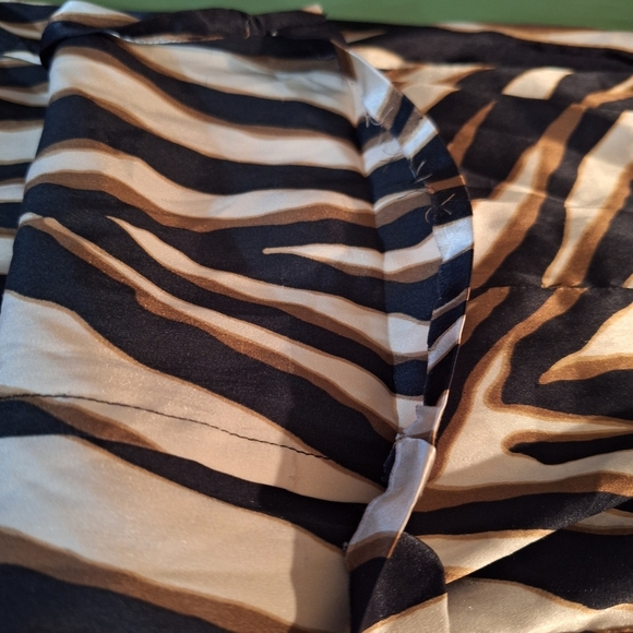 Chico's Black and Tan Animal Print Blouse - Picture 7 of 7